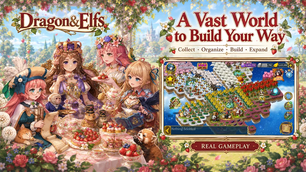 Dragon & Elfs store artwork showing a large developed home map