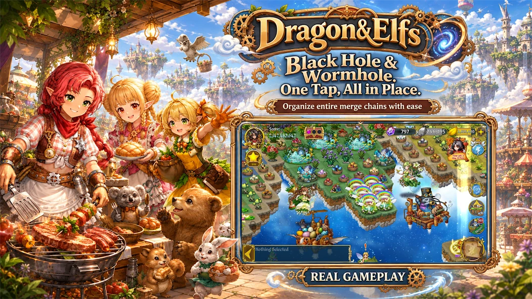Dragon & Elfs store artwork featuring Black Hole and Wormhole tools